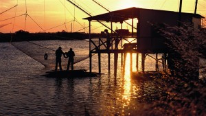 pescatori in laguna